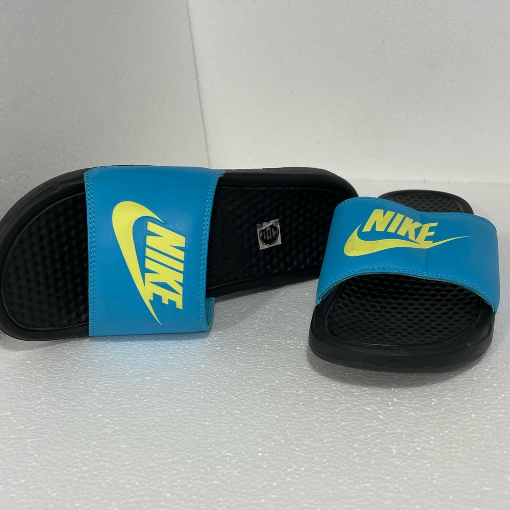 Blue Nike Sandals Size 7